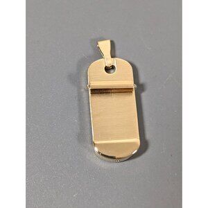 Keep Mini ID Pendant Gold Tone For Slide Charms‎ NEW